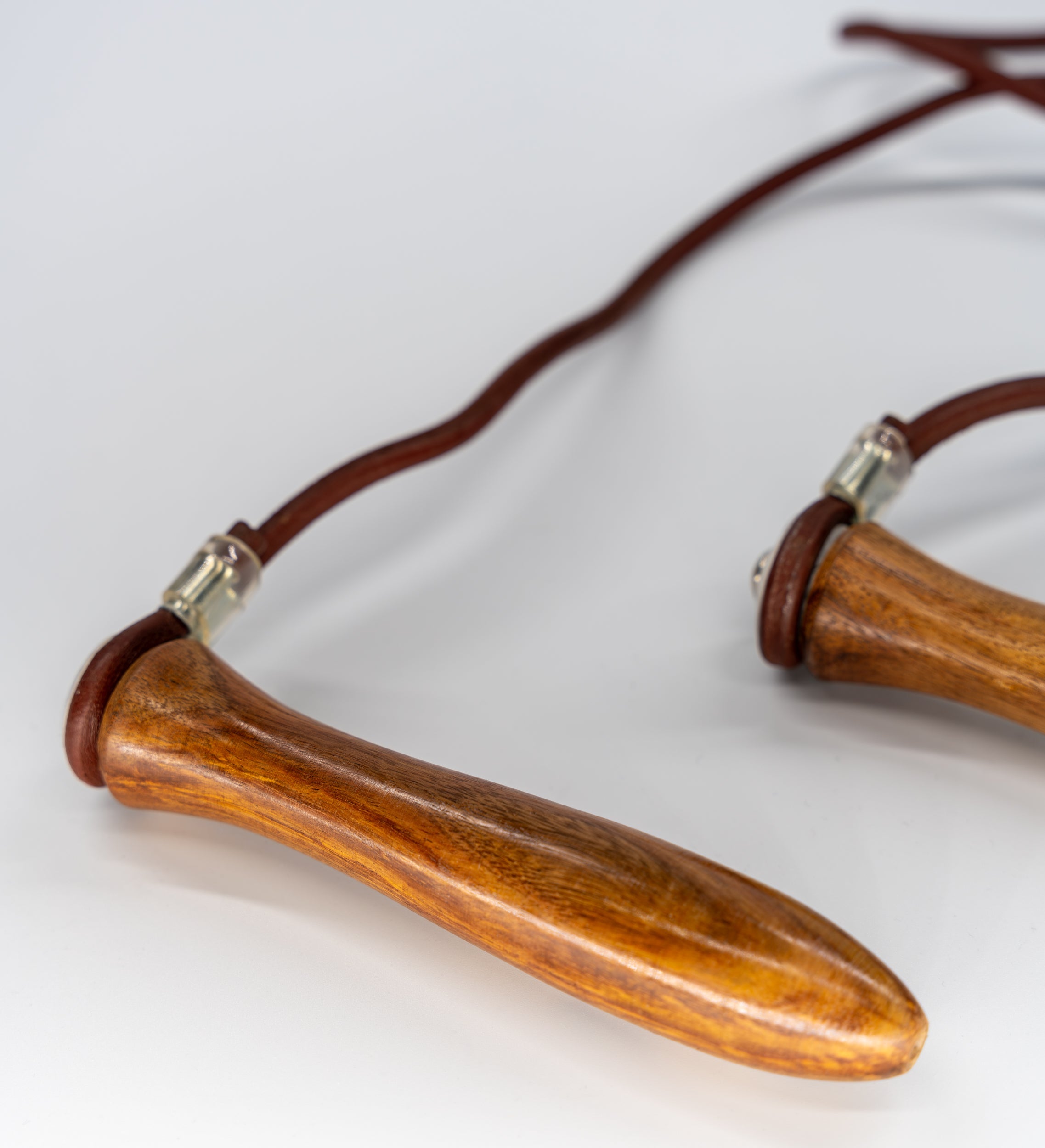 Caged Premium Leren Springtouw - Bruin - Springtouw