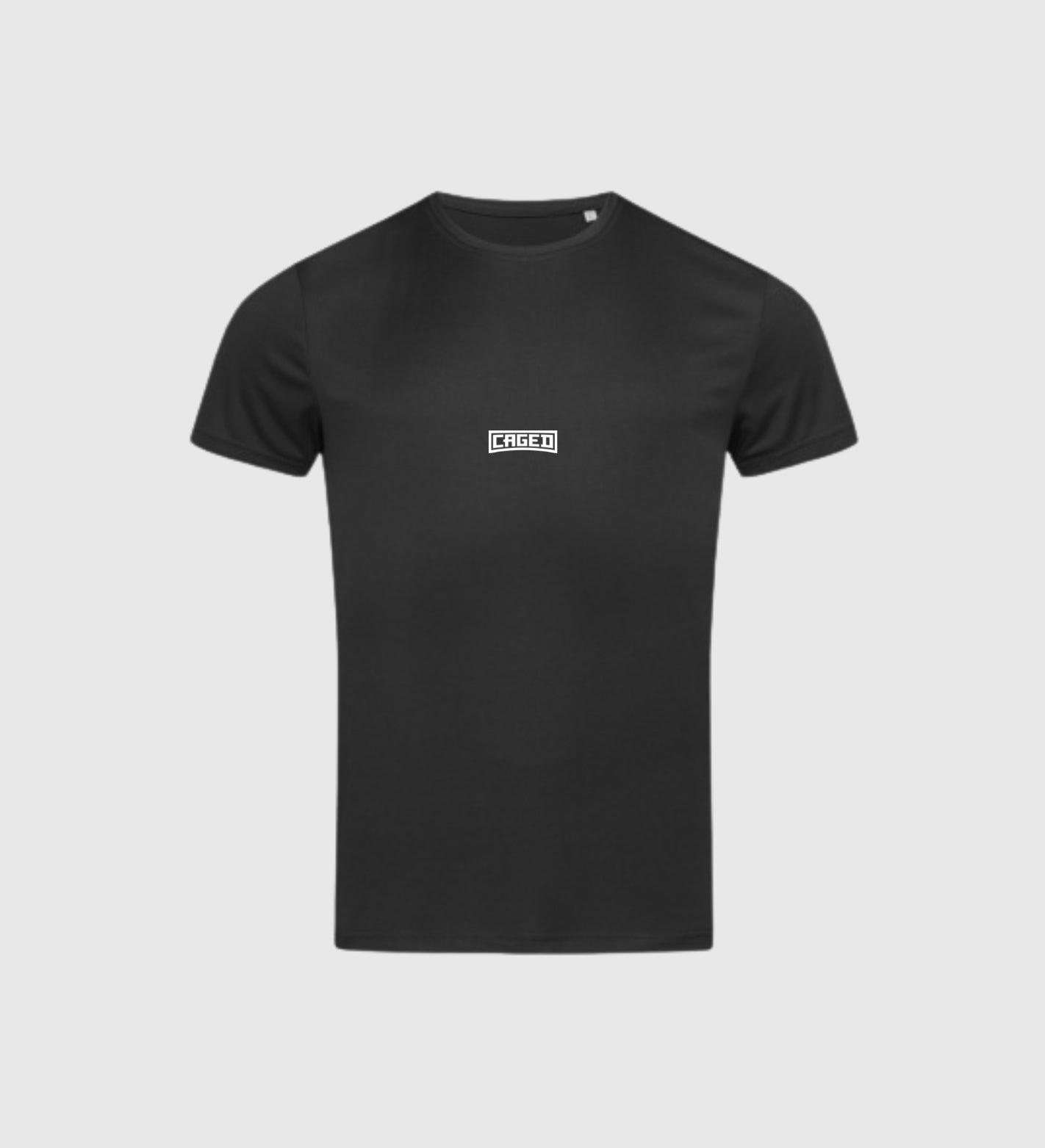 Caged T-Shirt Active Dry Victory - Zwart/Wit - T-Shirt