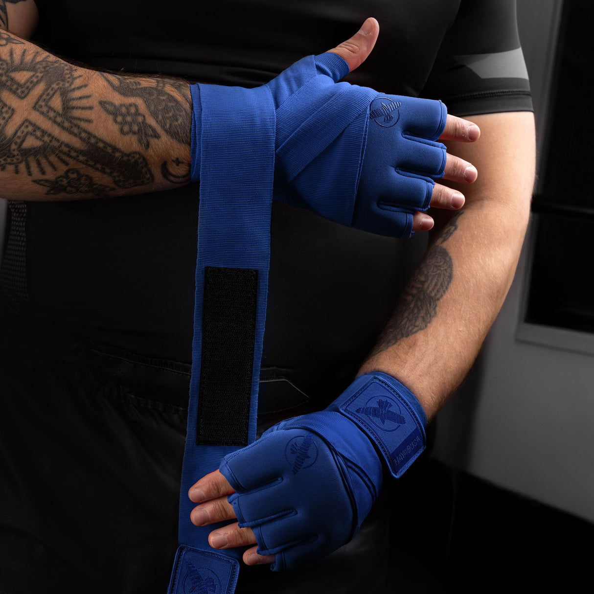 Hayabusa Handwraps Knuckle Guard - Blauw