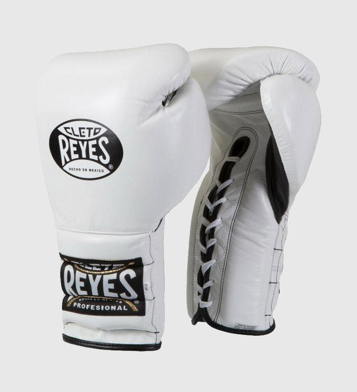 Cleto Reyes (Kick)Bokshandschoenen Veters - Wit - (Kick)Bokshandschoenen