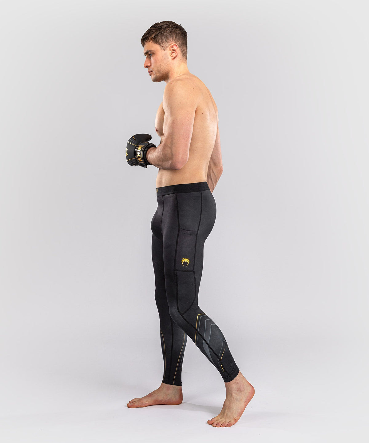 Venum Compressiebroek Streamline - Zwart/Goud