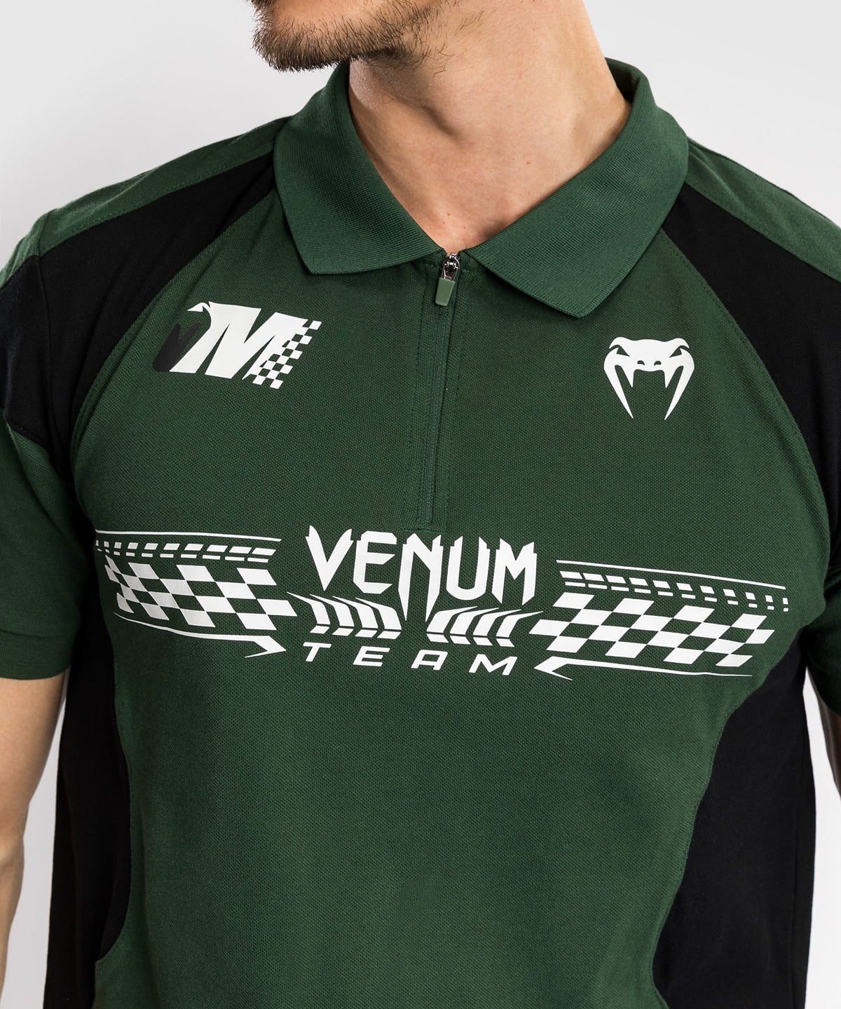 Venum Motorsport Polo - Diep Groen