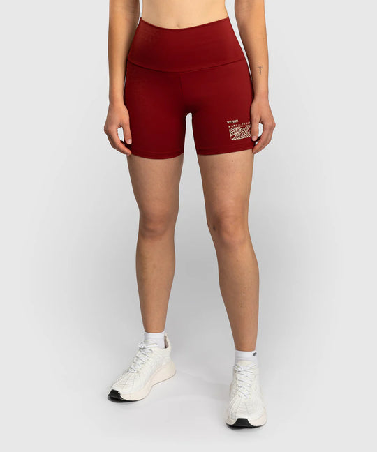 Venum Dames Shorts Serpenti - Burgundy