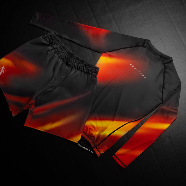 Hayabusa Rashguard Apex Nova Lange Mouwen - Oranje