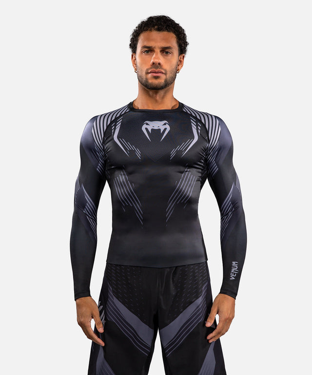 Rashguard Venum No-Gi 6.0 Manches longues – Noir/Gris