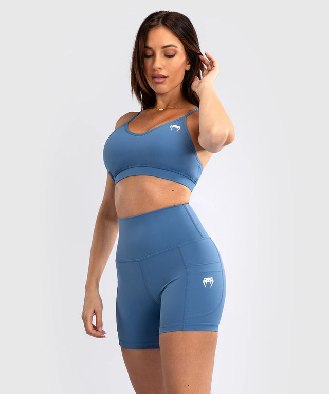 Pantaloni scurți Venum Essential pentru femei – Albastru furtună