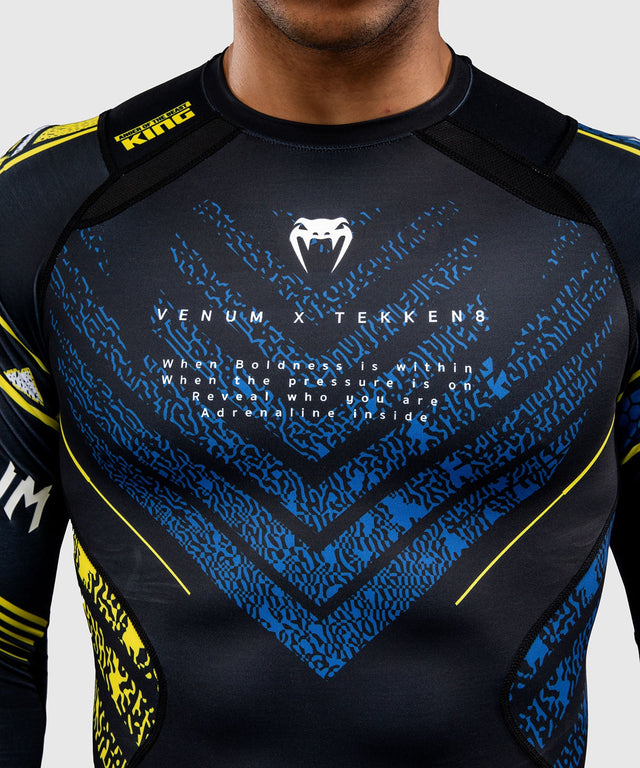 Venum Rashguard TEKKEN 8 King – Schwarz/Gelb – Foto 4