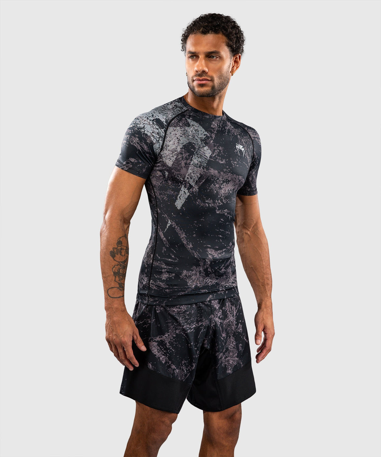 Venum Rashguard Rage & Workout - Zwart/Grijs