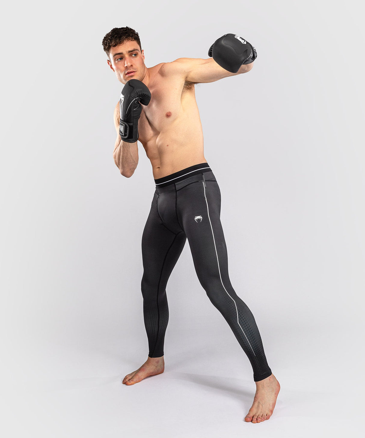 Venum Compressiebroek Stealth - Zwart/Wit