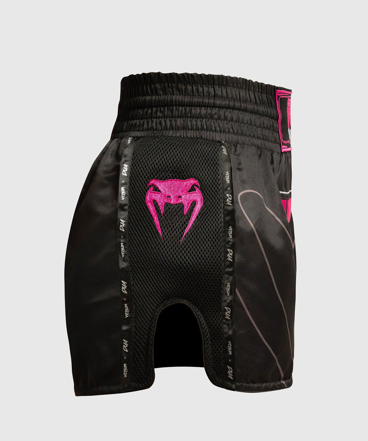 Venum Muay Thai Shorts x Dua - Zwart/Fuchsia Roze