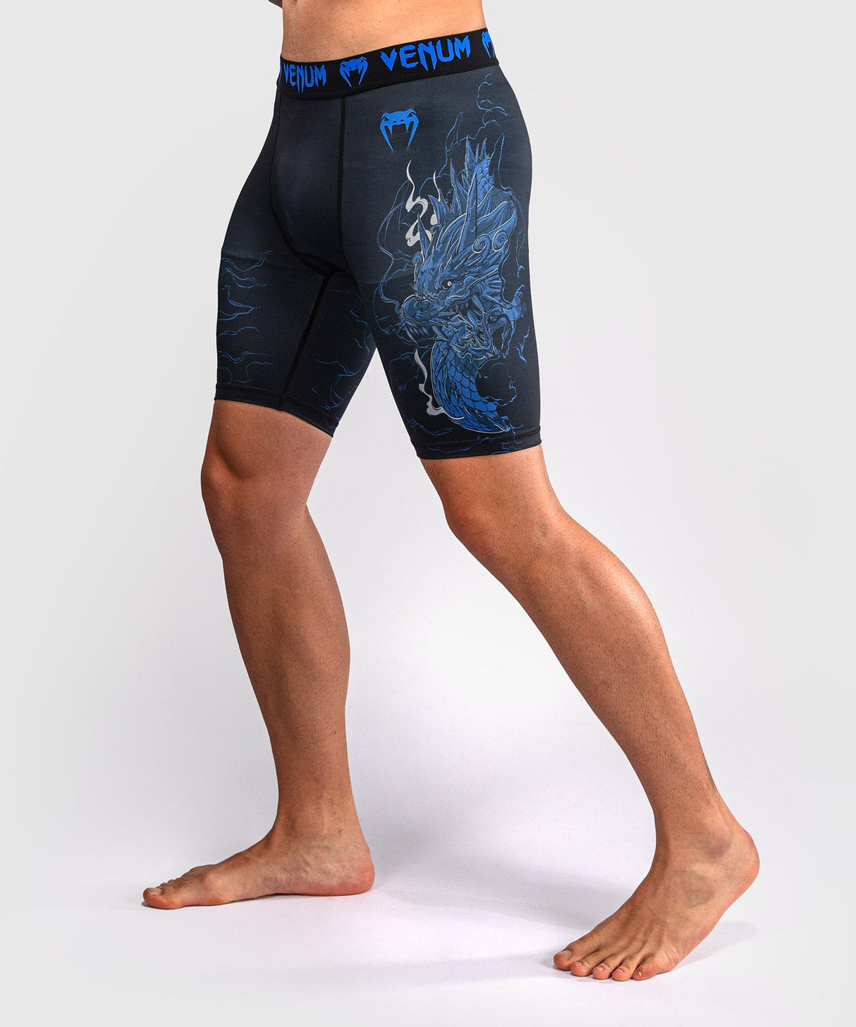 Venum Compressiebroek Thunder Dragon - Zwart/Koningsblauw