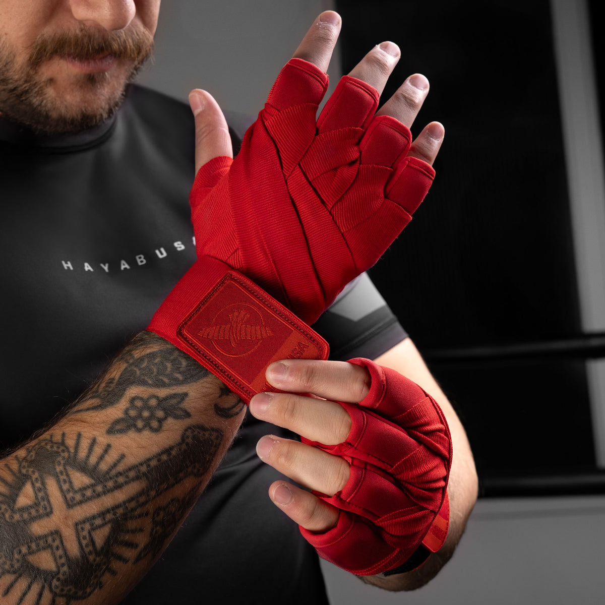 Hayabusa Handwraps Knuckle Guard - Rood