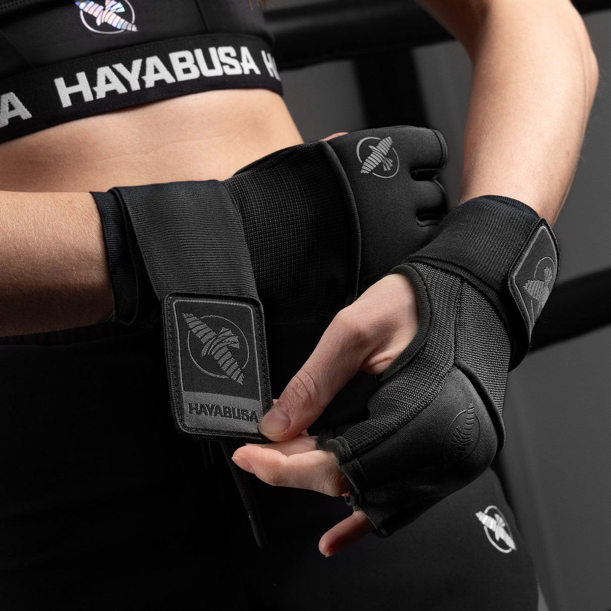Hayabusa Handwraps Deluxe Quick - Zwart
