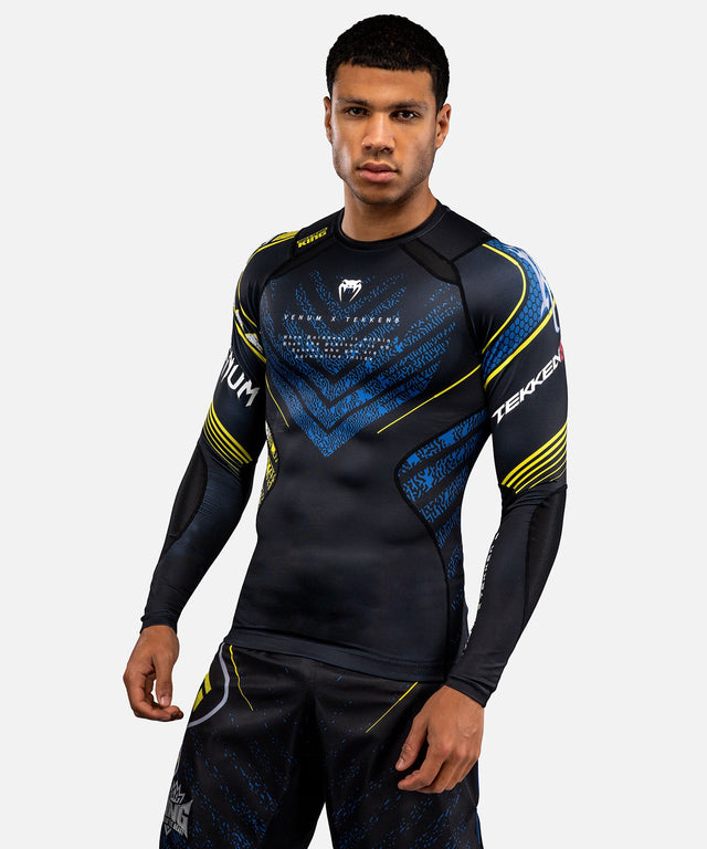 Venum Rashguard TEKKEN 8 King – Schwarz/Gelb – Foto 2