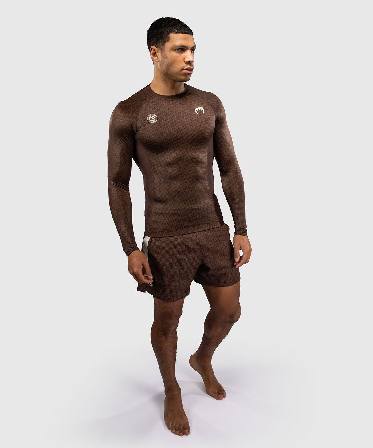 Venum Rashguard x Roger Gracie Academy - Donkerbruin