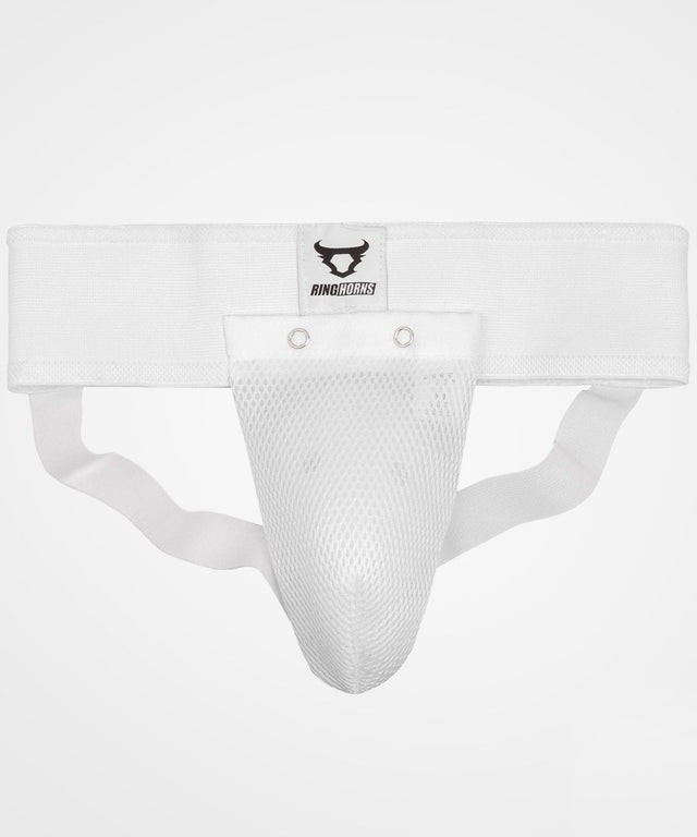Ringhorns Charger by Venum Groin Guard Kids - White