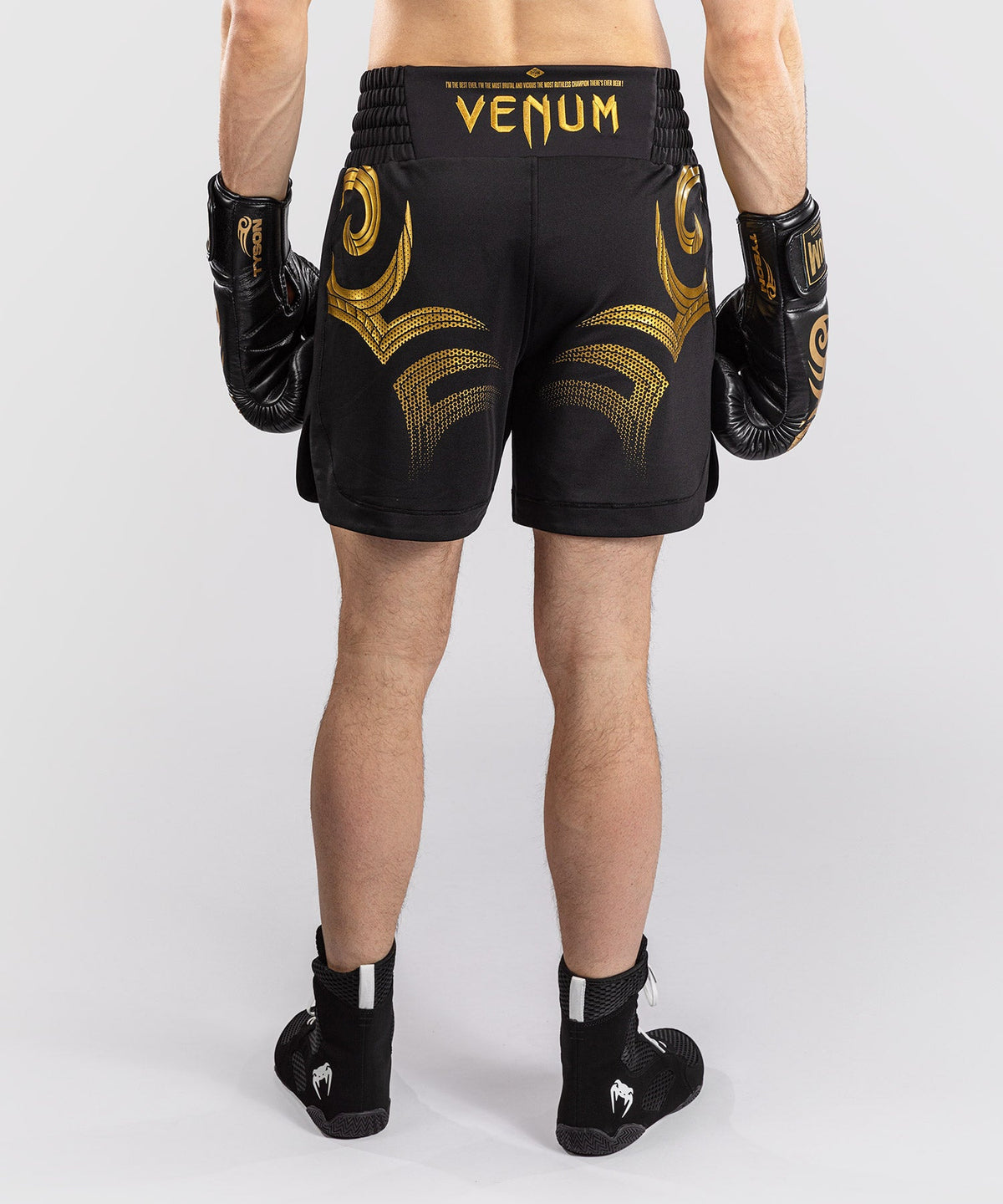Venum x Mike Tyson Tiger Boksshort - Zwart/Goud