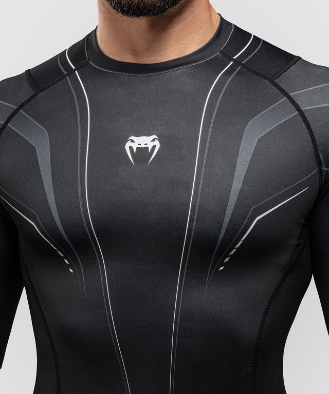 Rashguard Venum Streamline Długie Rękawy – Czarny/Biały