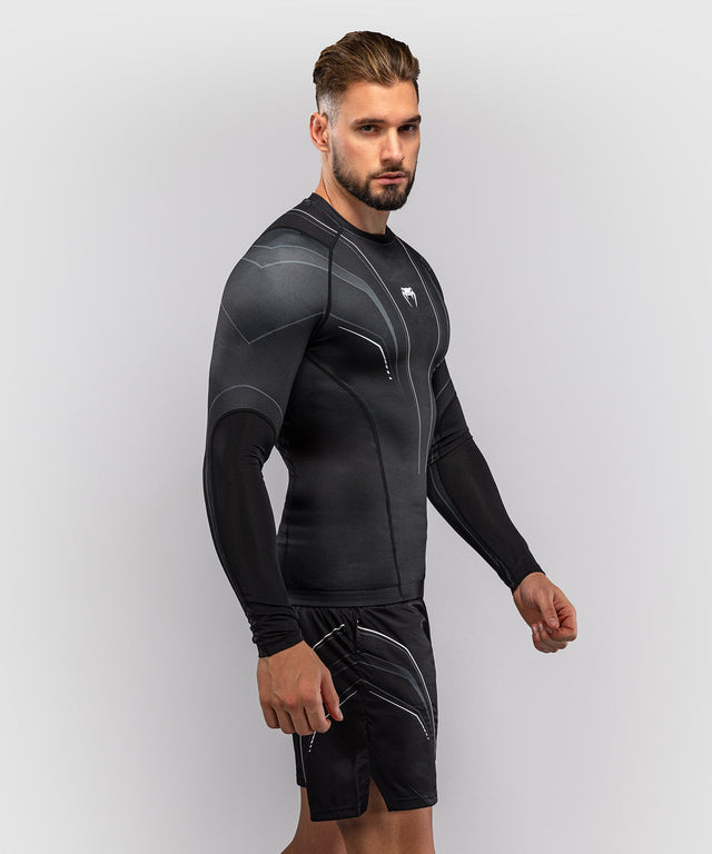 Rashguard Venum Streamline Długie Rękawy – Czarny/Biały