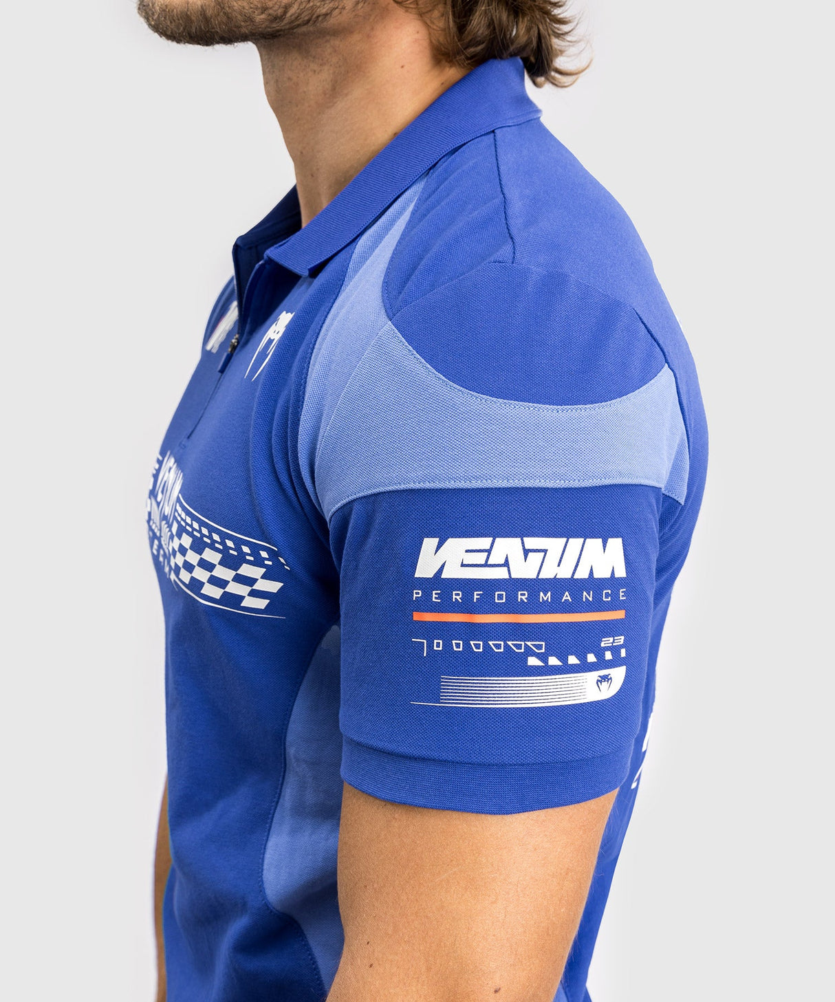 Venum Motorsport Polo - Koninklijk Blauw