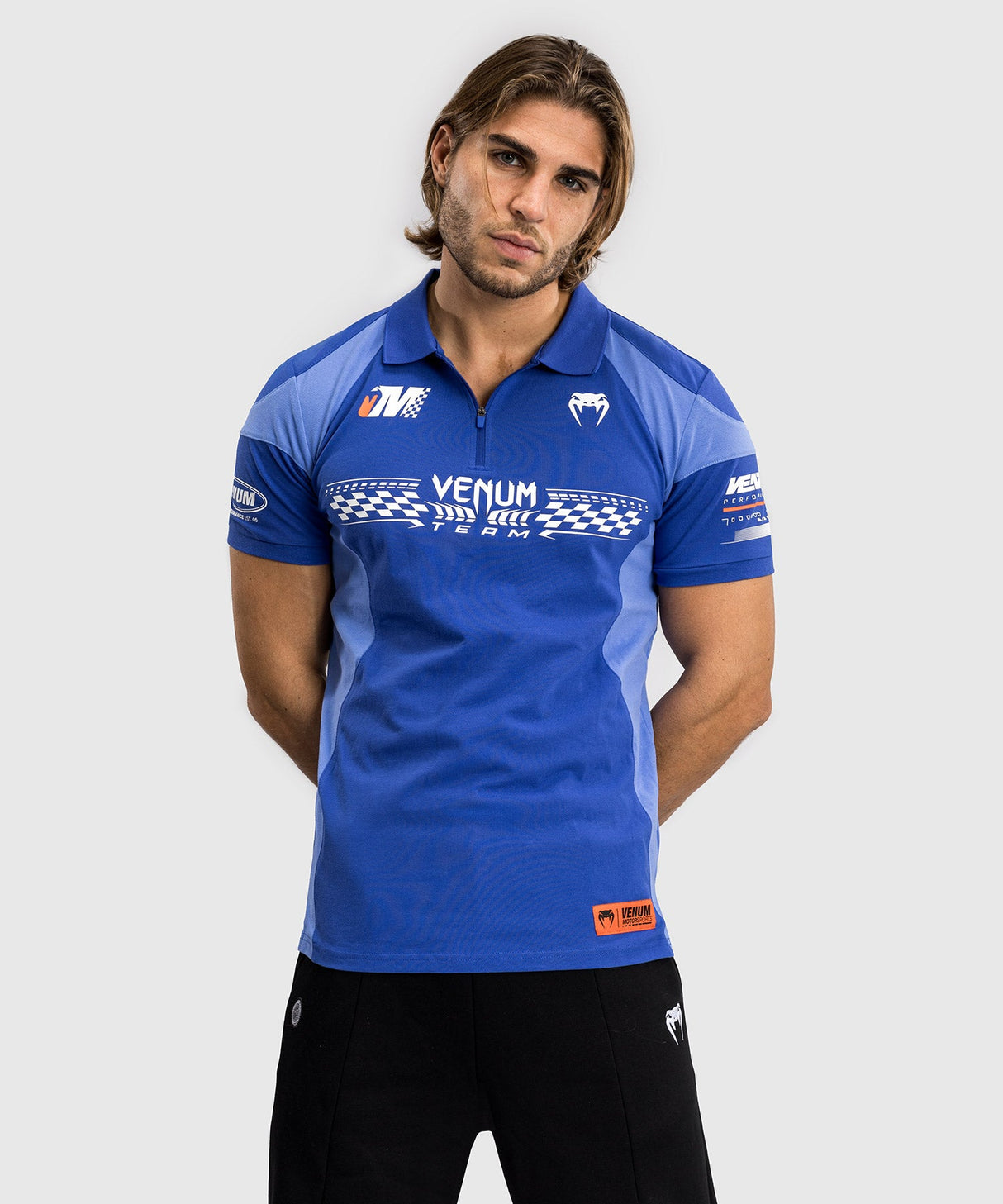 Venum Motorsport Polo - Koninklijk Blauw