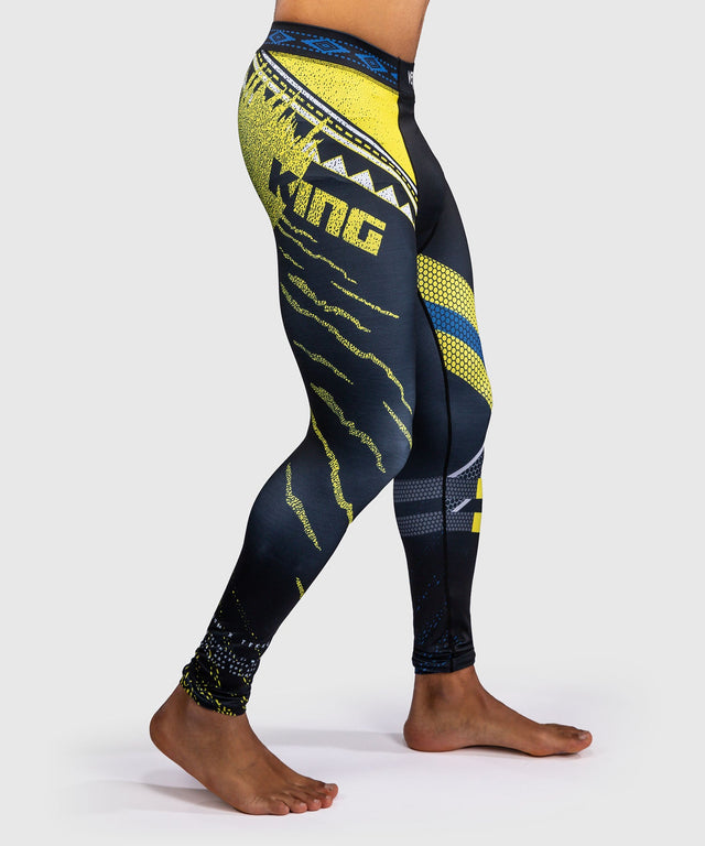 Venum Spats TEKKEN 8 King Preto/Amarelo