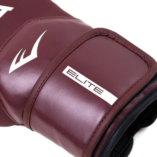 Everlast Boxningshandskar Elite2 – Bordeaux Röd