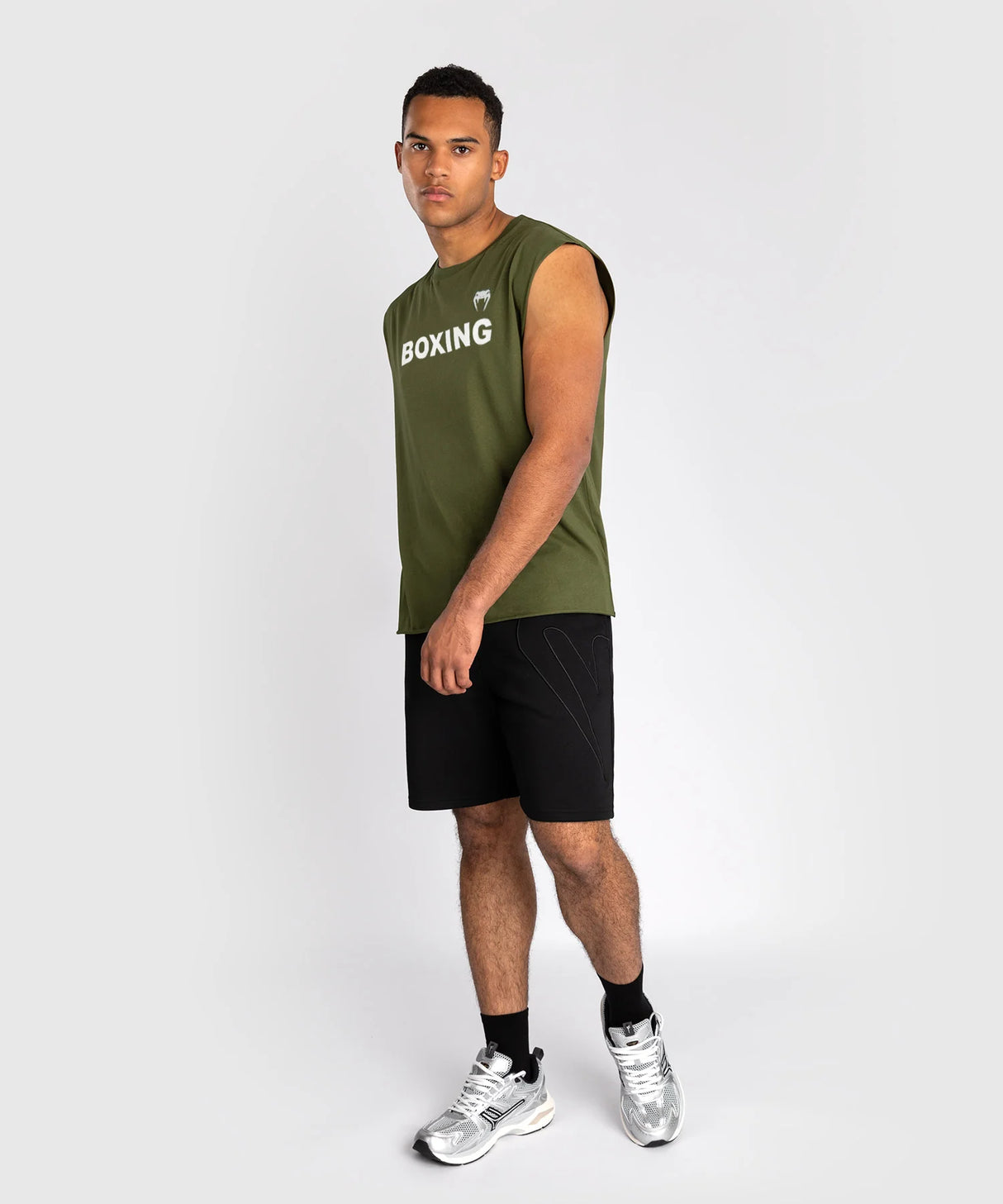 Venum Mouwloos T-Shirt Boxing - Legergroen