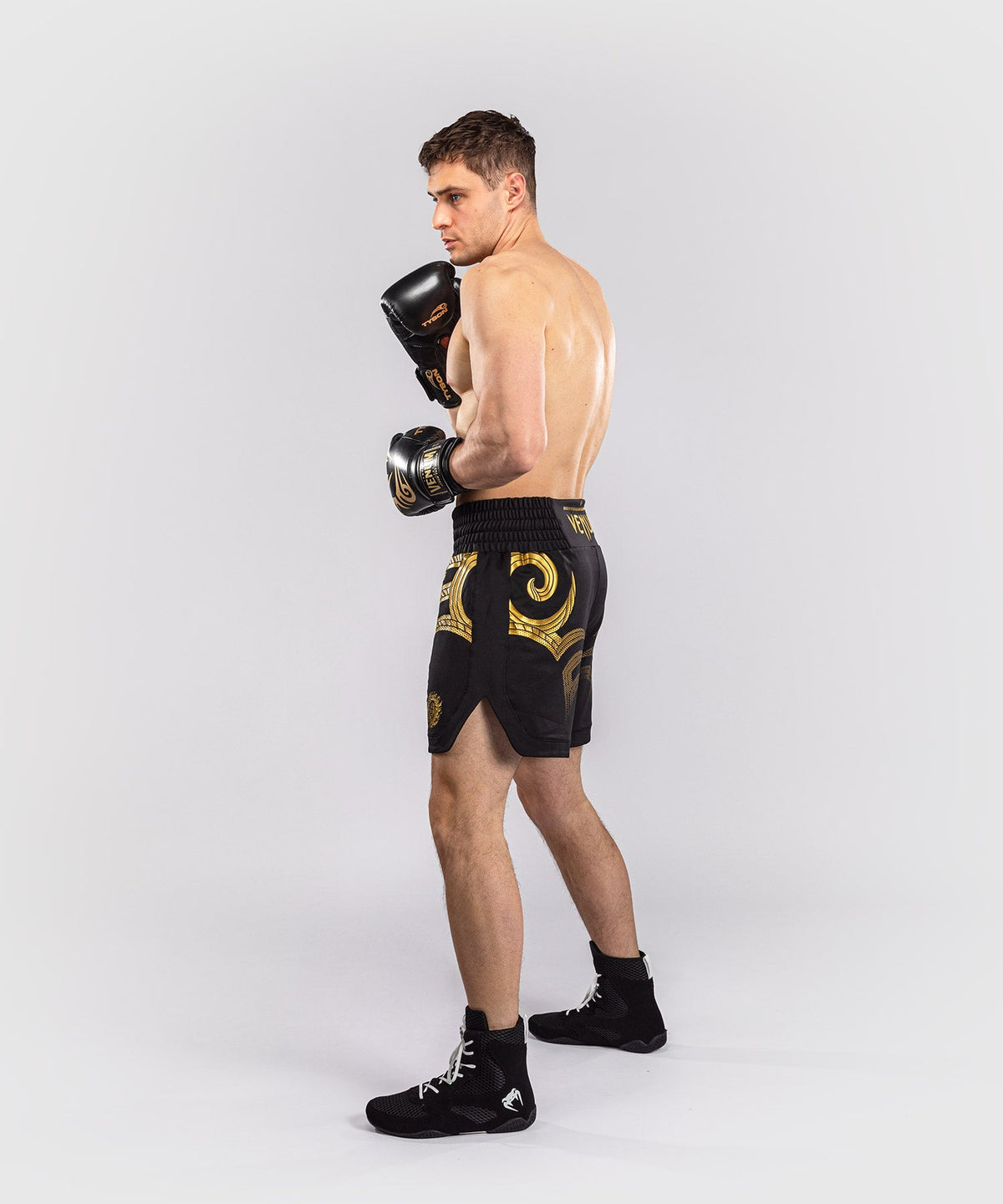 Venum x Mike Tyson Tiger Boksshort - Zwart/Goud
