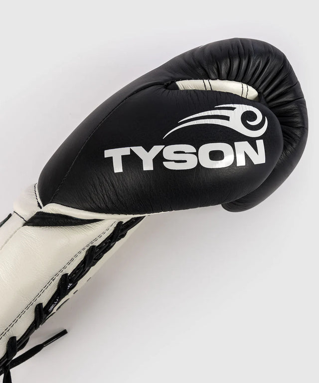 Venum x Mike Tyson Boxningshandskar Giant 2.0 Pro med snörslutsning – Svart/Vit