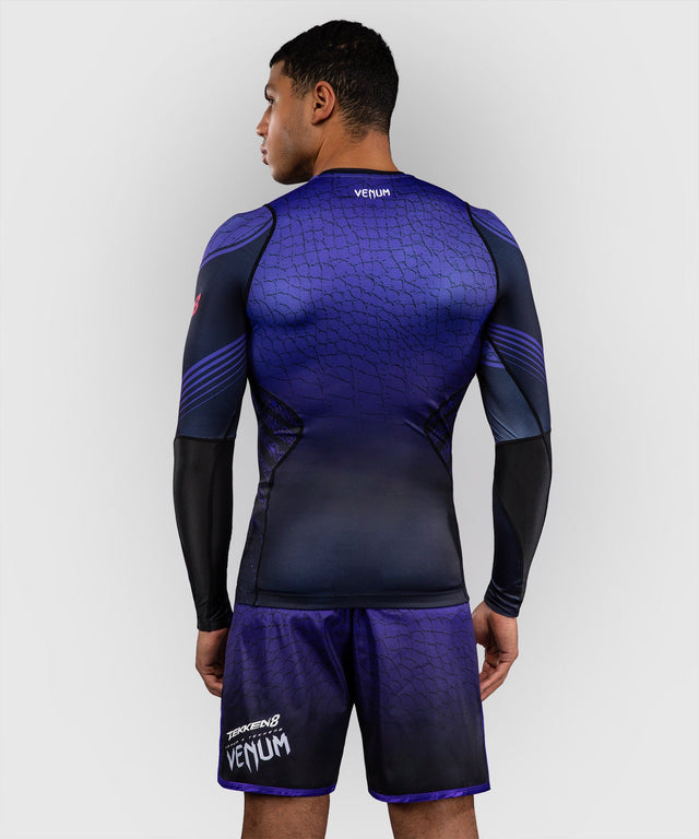Rashguard Venum x TEKKEN 8 Kazuya – Długie rękawy – Czarny/Fioletowy