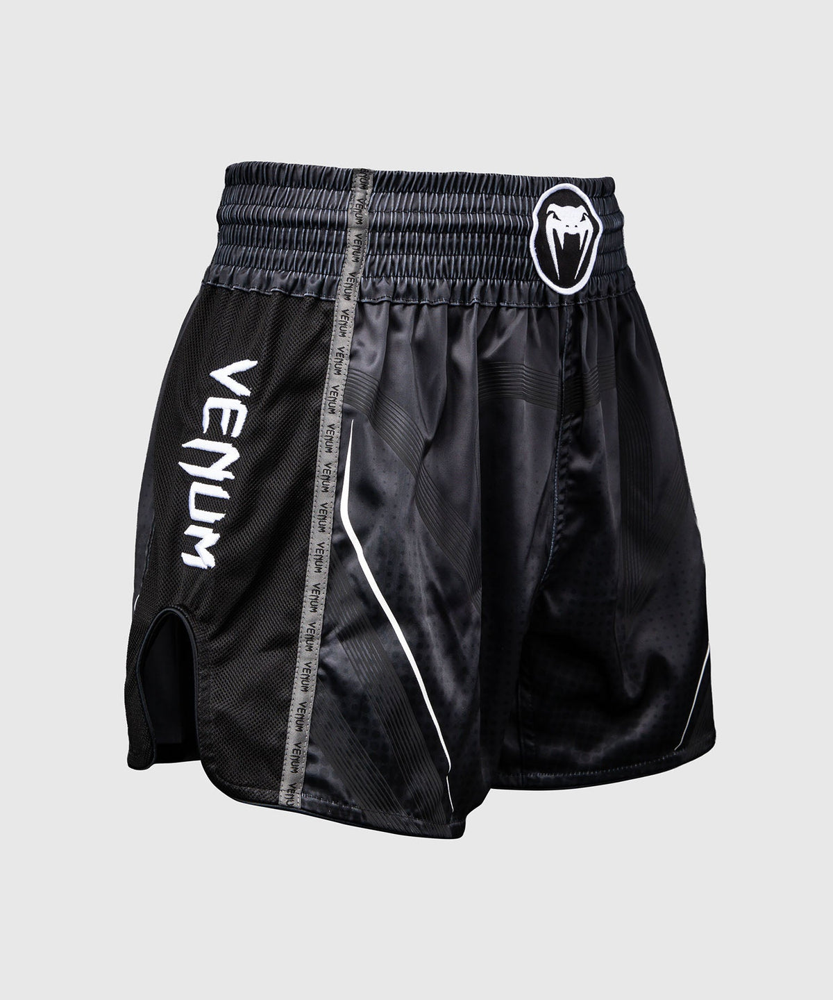 Venum Muay Thai Shorts Stealth - Zwart/Wit