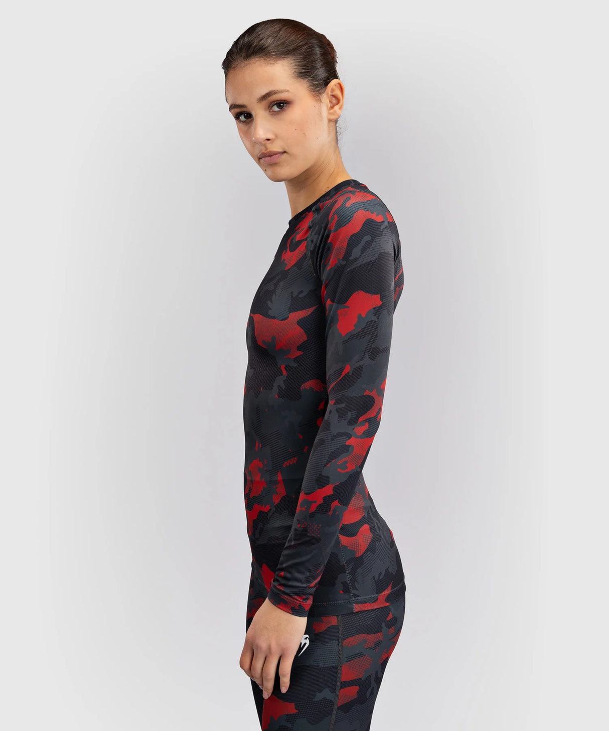 Venum x Sophia Rose Dames Rashguard - Urban/Red Camo