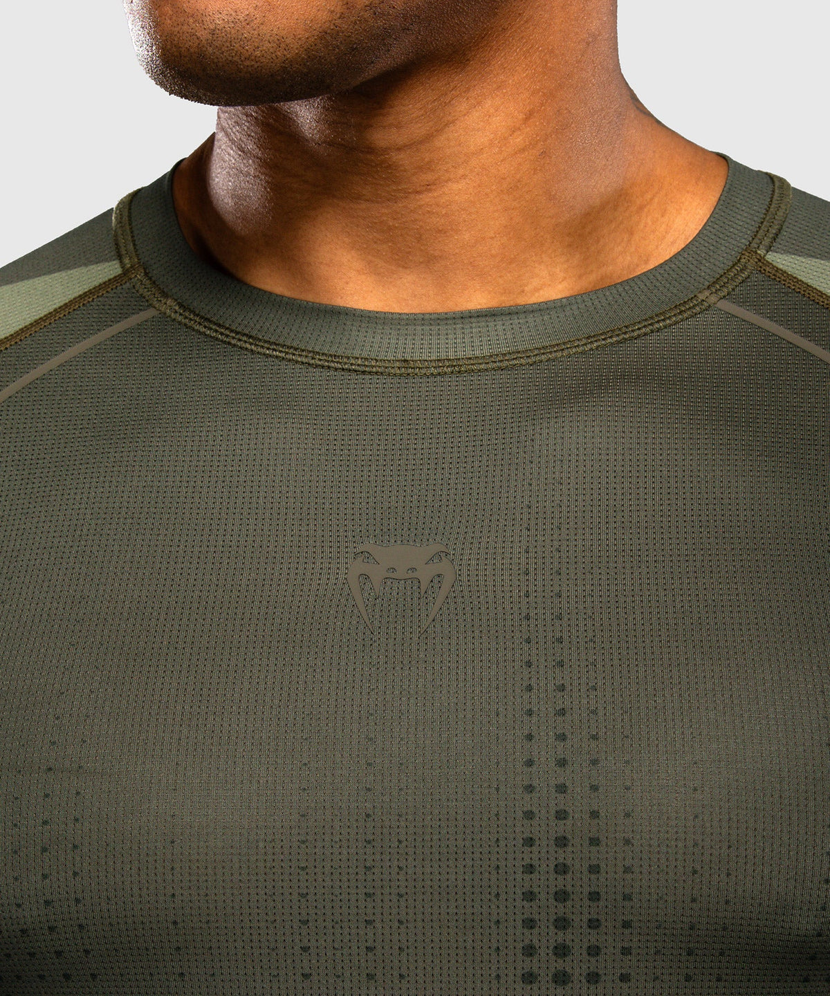 Venum Rashguard Stealth - Kaki/Legergroen