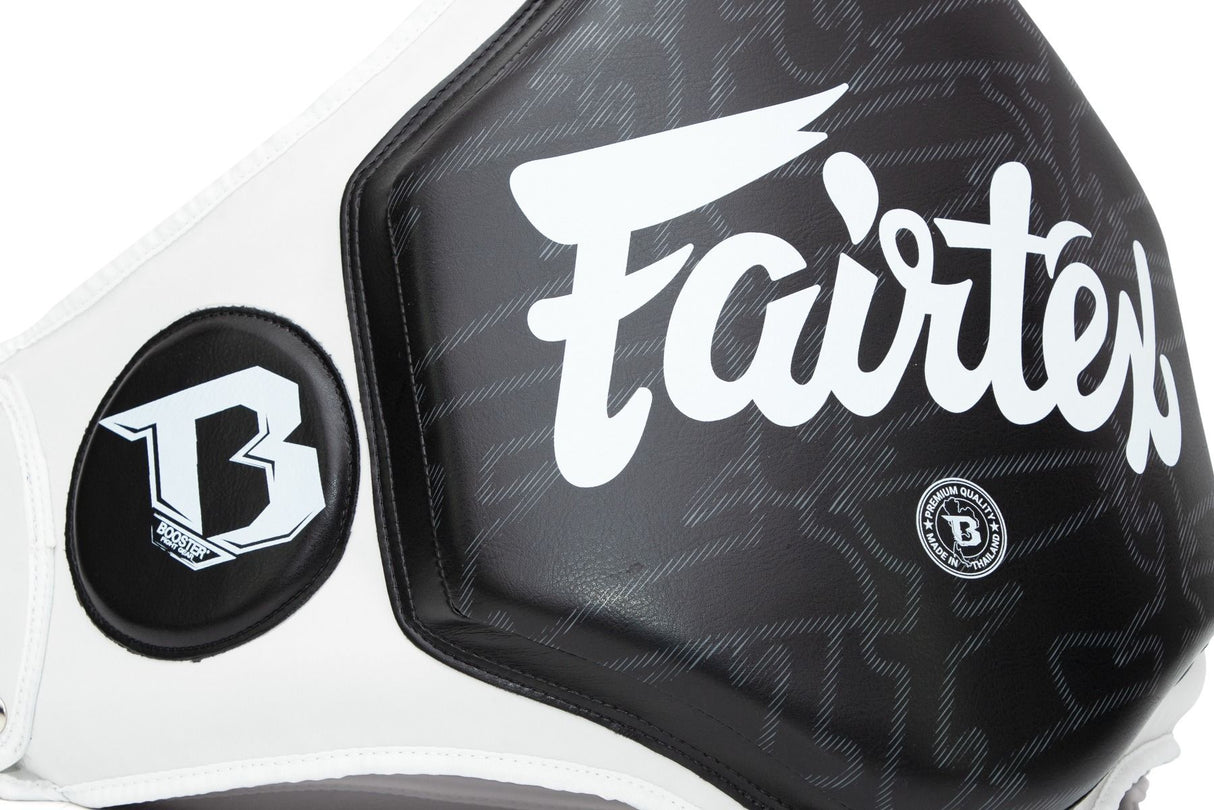 Fairtex Belly Protector FXB - White/Black