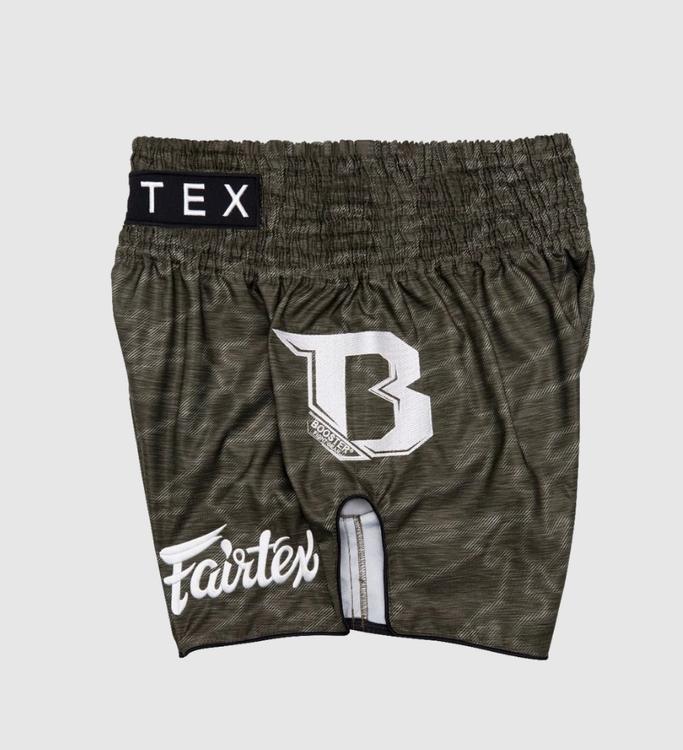 Fairtex X Booster Kickboks Broekje - Grijs/Wit - Shorts