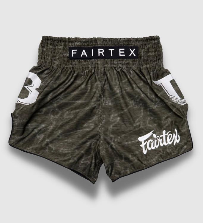 Fairtex X Booster Kickboks Broekje - Grijs/Wit - Shorts
