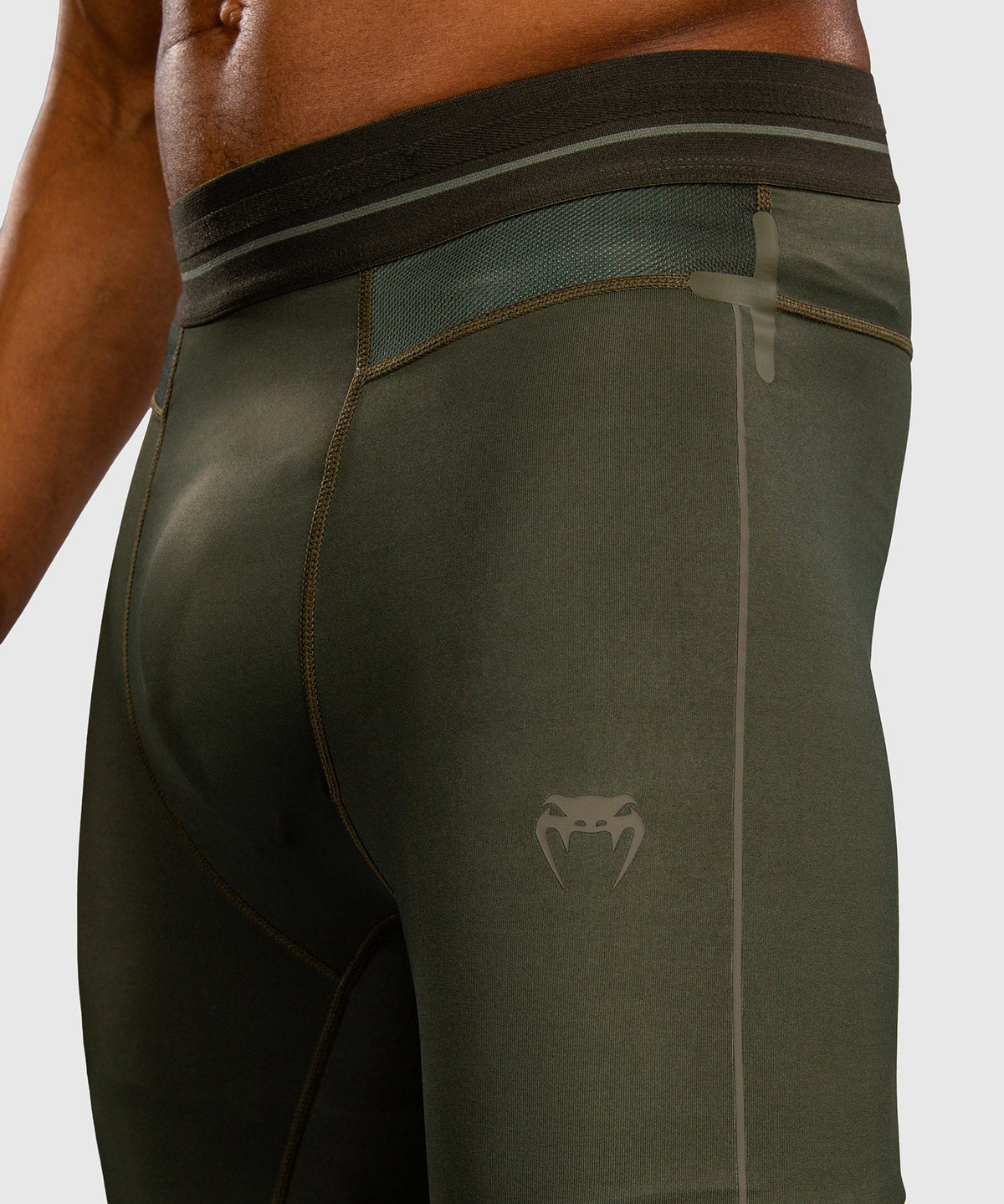 Venum Compressiebroek Stealth - Kaki/Legergroen