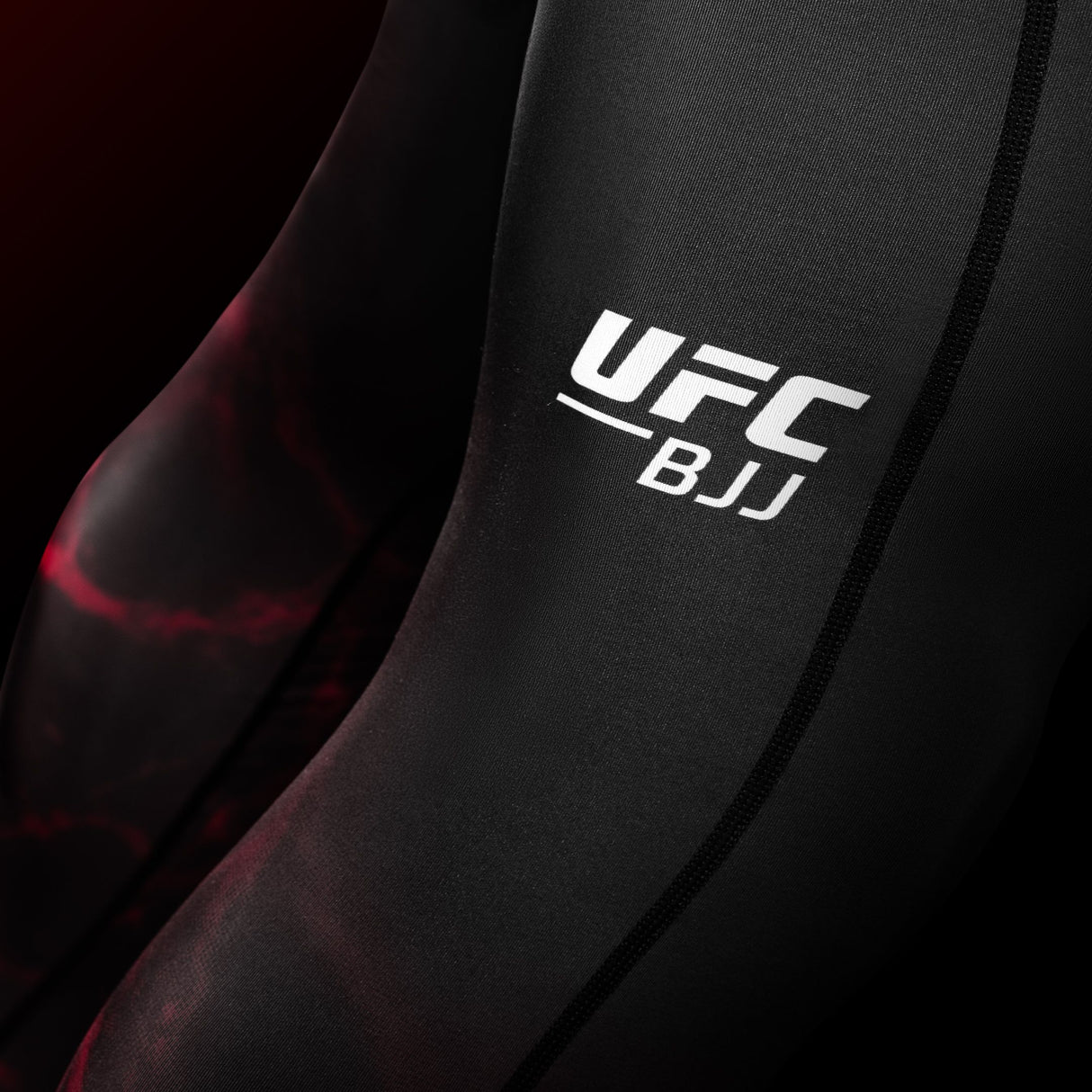 Hayabusa x UFC BJJ Compressie Shorts - Zwart/Rood