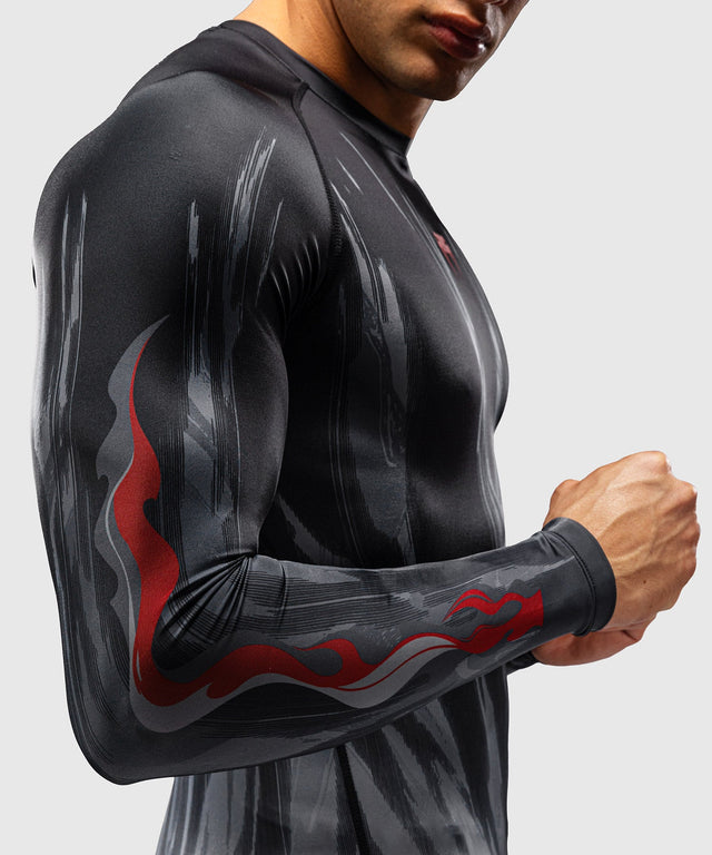 Rashguard Venum Demon Maniche Lunghe – Nero/Grigio