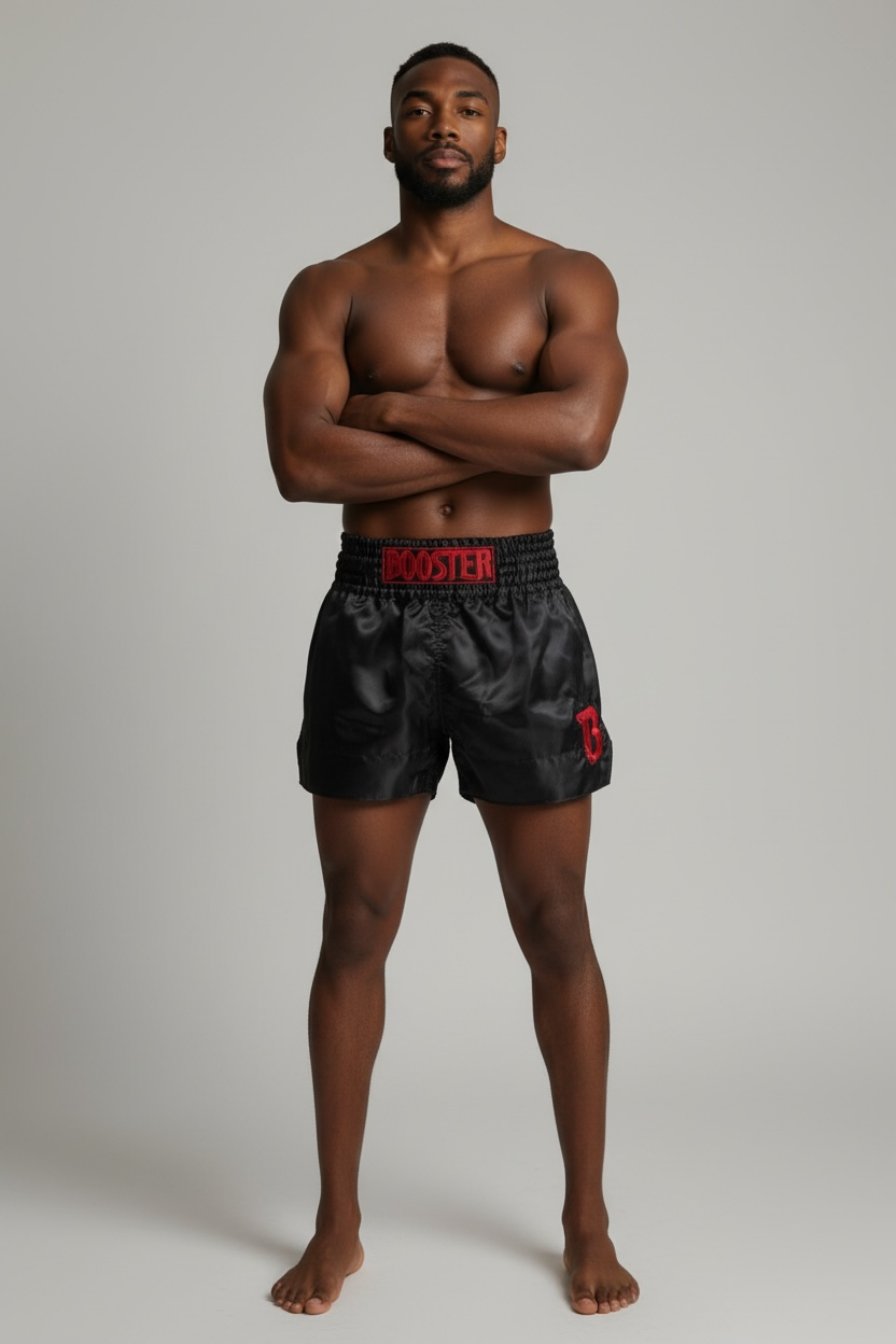 Booster Muay Thai Shorts TBT Core - Zwart
