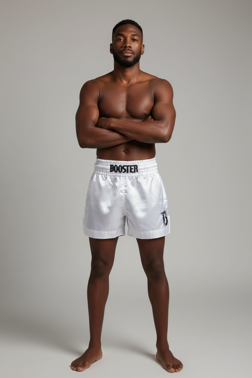 Booster Muay Thai Shorts TBT Core - Wit