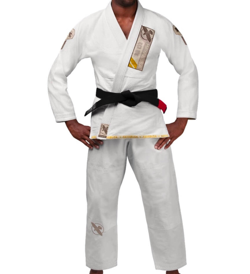 Hayabusa BJJ Gi Ascend Lightweight - Wit - BJJ Gi’s