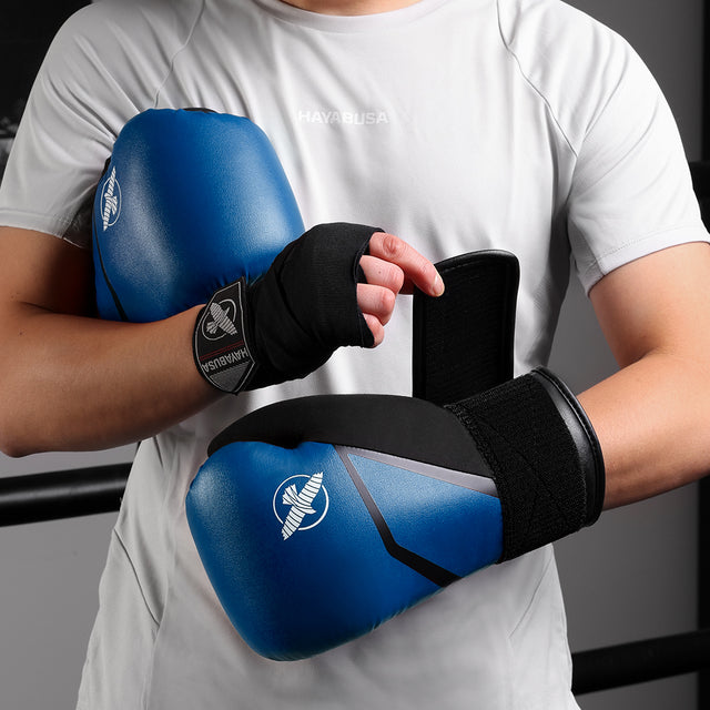 Hayabusa Bokshandschoenen E1 - Blauw/Zwart