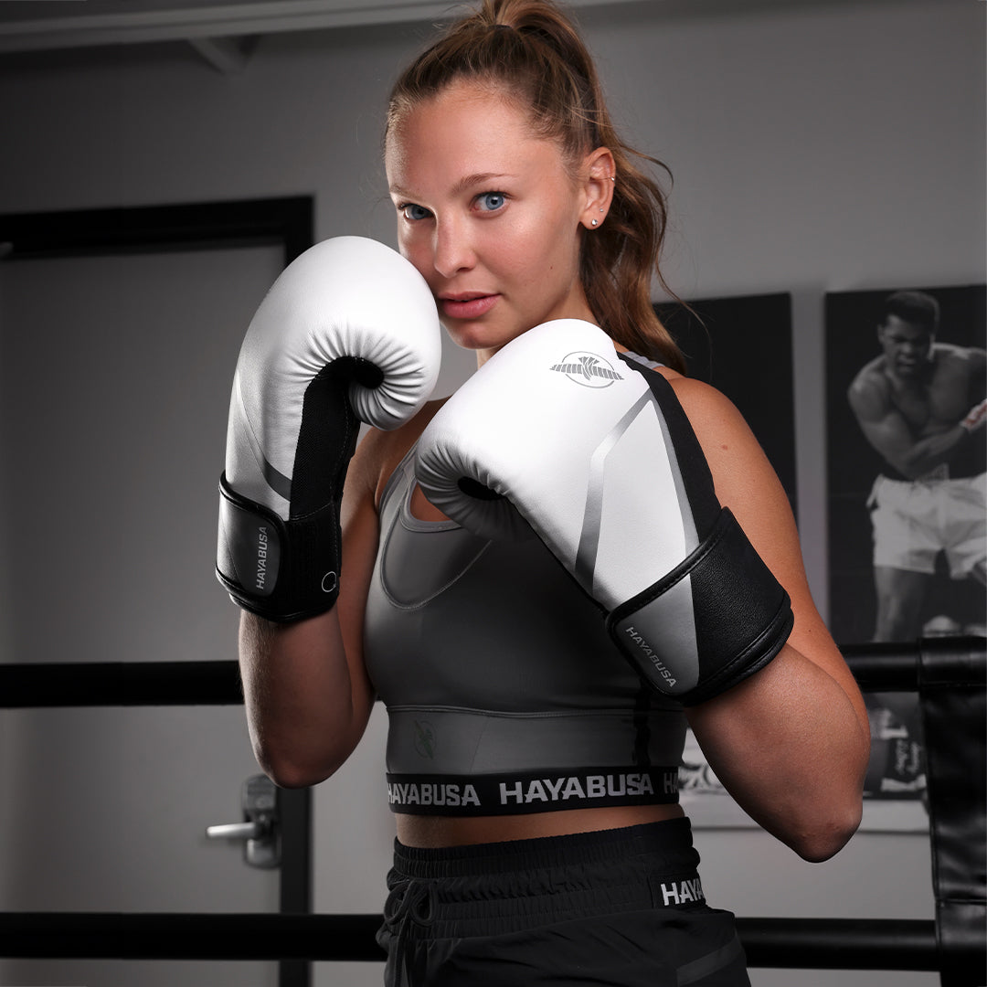 Hayabusa Bokshandschoenen E1 - Wit/Zwart/Zilver