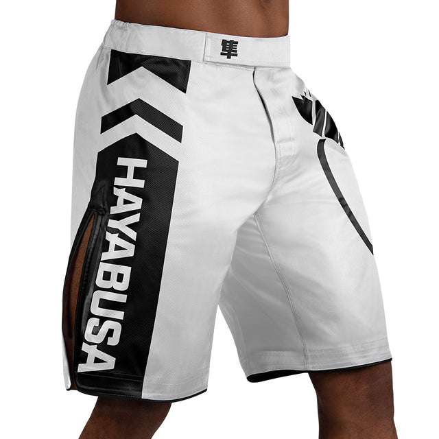 Hayabusa MMA-shorts Icon Lang – Hvid/Sort