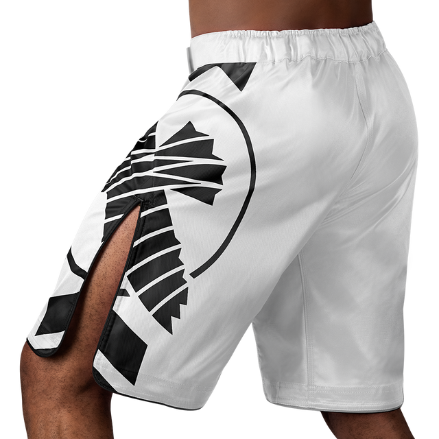 Hayabusa MMA-shorts Icon Lang – Hvid/Sort