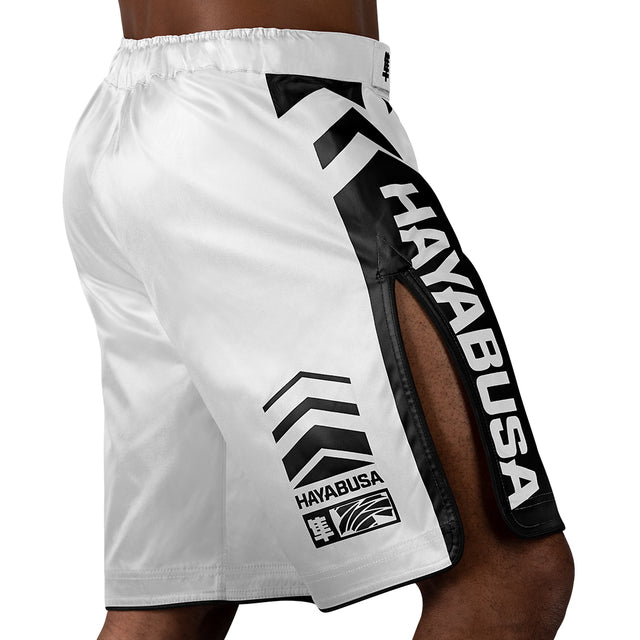Hayabusa MMA-shorts Icon Lang – Hvid/Sort