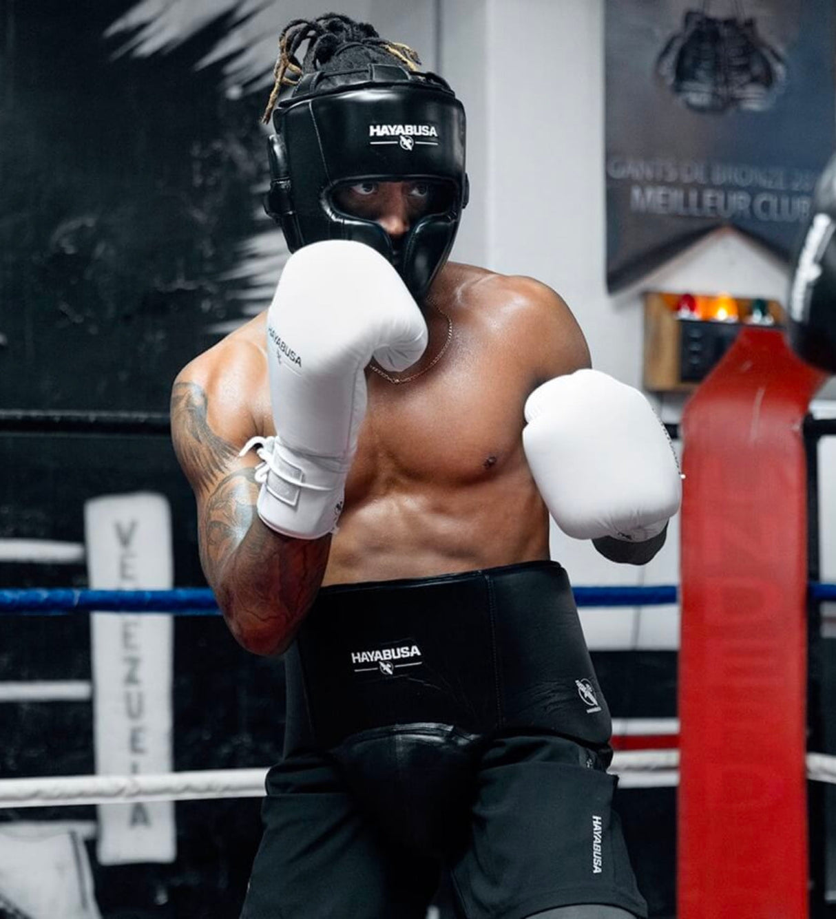 Hayabusa (Kick)Bokshandschoenen Pro Boxing Veters - Wit - (Kick)Bokshandschoenen
