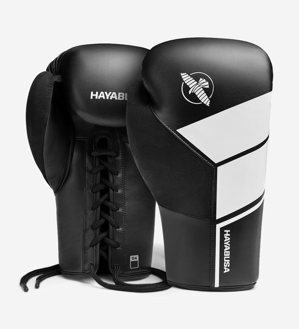 Hayabusa (Kick)Bokshandschoenen S4- Zwart/Wit - (Kick)Bokshandschoenen